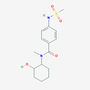 N-(2-hydroxycyclohexyl)-N-methyl-4-[(methylsulfonyl)amino]benzamide