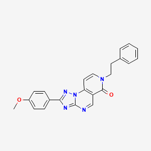 2-(4-methoxyphenyl)-7-(2-phenylethyl)pyrido[3,4-e][1,2,4]triazolo[1,5-a]pyrimidin-6(7H)-one