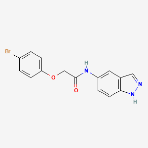 2-(4-bromophenoxy)-N-(1H-indazol-5-yl)acetamide