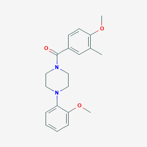 (4-Methoxy-3-methylphenyl)[4-(2-methoxyphenyl)piperazin-1-yl]methanone