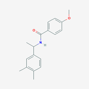 N-[1-(3,4-dimethylphenyl)ethyl]-4-methoxybenzamide