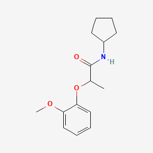 N-cyclopentyl-2-(2-methoxyphenoxy)propanamide