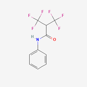 3,3,3-trifluoro-N-phenyl-2-(trifluoromethyl)propanamide