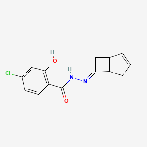 N'-bicyclo[3.2.0]hept-2-en-6-ylidene-4-chloro-2-hydroxybenzohydrazide