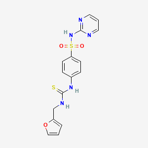 4-({[(2-furylmethyl)amino]carbonothioyl}amino)-N-2-pyrimidinylbenzenesulfonamide