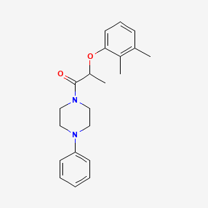 2-(2,3-DIMETHYLPHENOXY)-1-(4-PHENYLPIPERAZINO)-1-PROPANONE