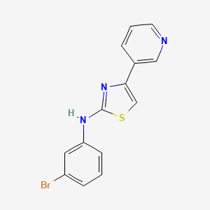 N-(3-bromophenyl)-4-(3-pyridinyl)-1,3-thiazol-2-amine