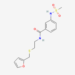 N-{2-[(2-furylmethyl)thio]ethyl}-3-[(methylsulfonyl)amino]benzamide