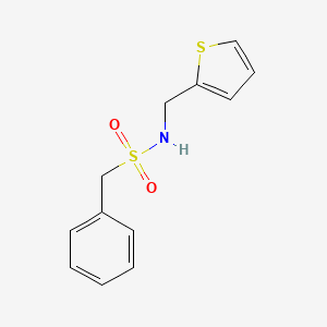 1-phenyl-N-(thiophen-2-ylmethyl)methanesulfonamide