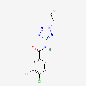 molecular formula C11H9Cl2N5O B4859188 3,4-dichloro-N-[2-(prop-2-en-1-yl)-2H-tetrazol-5-yl]benzamide 