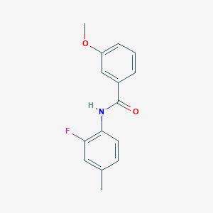 N-(2-fluoro-4-methylphenyl)-3-methoxybenzamide