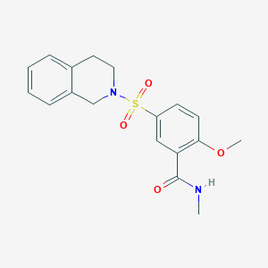 5-(3,4-dihydro-2(1H)-isoquinolinylsulfonyl)-2-methoxy-N-methylbenzamide