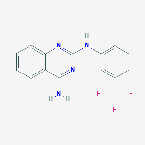 N~2~-[3-(trifluoromethyl)phenyl]-2,4-quinazolinediamine