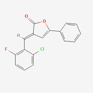 3-(2-chloro-6-fluorobenzylidene)-5-phenyl-2(3H)-furanone