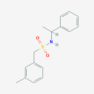 1-(3-methylphenyl)-N-(1-phenylethyl)methanesulfonamide