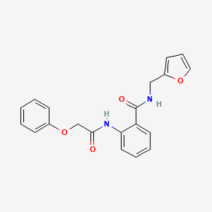 N-(2-FURYLMETHYL)-2-[(2-PHENOXYACETYL)AMINO]BENZAMIDE