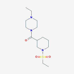 1-ethyl-4-{[1-(ethylsulfonyl)-3-piperidinyl]carbonyl}piperazine