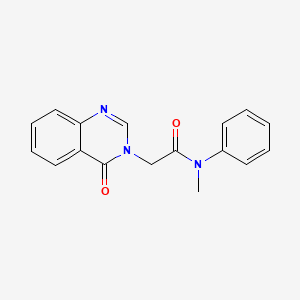 N-methyl-2-(4-oxo-3(4H)-quinazolinyl)-N-phenylacetamide