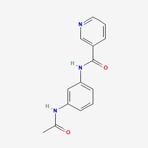 N-[3-(acetylamino)phenyl]nicotinamide