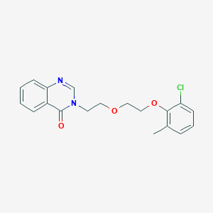 3-[2-[2-(2-Chloro-6-methylphenoxy)ethoxy]ethyl]quinazolin-4-one