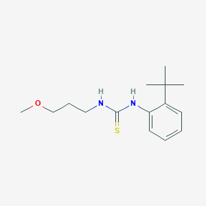 N-(2-tert-butylphenyl)-N'-(3-methoxypropyl)thiourea