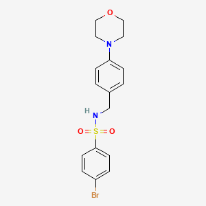 4-bromo-N-[4-(4-morpholinyl)benzyl]benzenesulfonamide