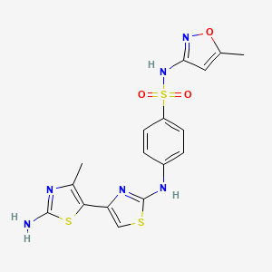 4-[(2'-amino-4'-methyl-4,5'-bi-1,3-thiazol-2-yl)amino]-N-(5-methyl-3-isoxazolyl)benzenesulfonamide