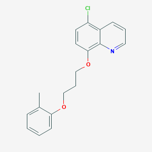 5-chloro-8-[3-(2-methylphenoxy)propoxy]quinoline