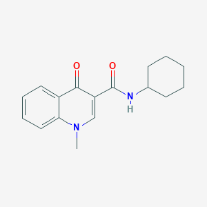 N-cyclohexyl-1-methyl-4-oxo-1,4-dihydro-3-quinolinecarboxamide