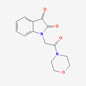 1-[2-(4-morpholinyl)-2-oxoethyl]-1H-indole-2,3-dione