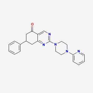 7-phenyl-2-[4-(pyridin-2-yl)piperazin-1-yl]-7,8-dihydroquinazolin-5(6H)-one