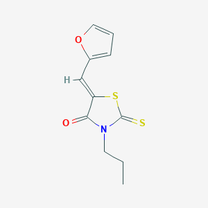 5-(2-furylmethylene)-3-propyl-2-thioxo-1,3-thiazolidin-4-one