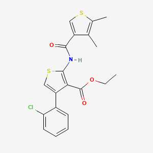 ethyl 4-(2-chlorophenyl)-2-{[(4,5-dimethyl-3-thienyl)carbonyl]amino}-3-thiophenecarboxylate