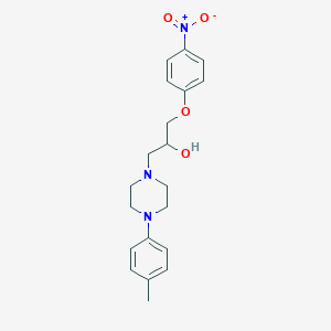 1-[4-(4-Methylphenyl)piperazin-1-yl]-3-(4-nitrophenoxy)propan-2-ol