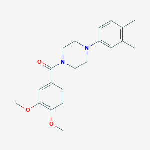 (3,4-Dimethoxyphenyl)[4-(3,4-dimethylphenyl)piperazin-1-yl]methanone