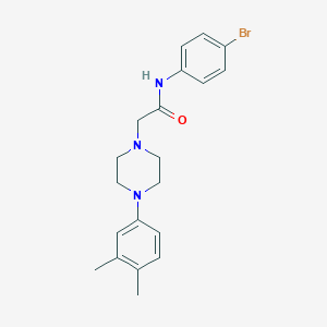 N-(4-bromophenyl)-2-(4-(3,4-dimethylphenyl)piperazin-1-yl)acetamide