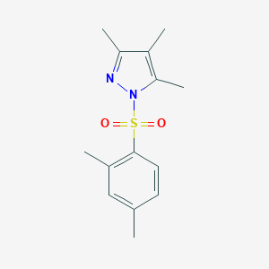 1-((2,4-dimethylphenyl)sulfonyl)-3,4,5-trimethyl-1H-pyrazole