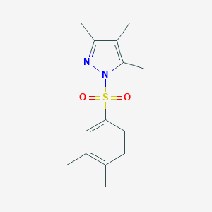 1-((3,4-dimethylphenyl)sulfonyl)-3,4,5-trimethyl-1H-pyrazole