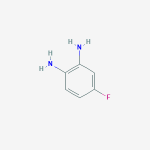 molecular formula C6H7FN2 B048609 4-氟苯-1,2-二胺 CAS No. 367-31-7