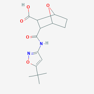 3-{[(5-tert-butyl-3-isoxazolyl)amino]carbonyl}-7-oxabicyclo[2.2.1]heptane-2-carboxylic acid