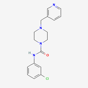 N-(3-chlorophenyl)-4-[(pyridin-3-yl)methyl]piperazine-1-carboxamide