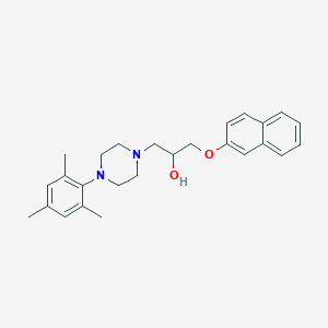 1-(4-Mesityl-1-piperazinyl)-3-(2-naphthyloxy)-2-propanol