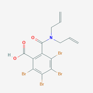 2-[Bis(prop-2-enyl)carbamoyl]-3,4,5,6-tetrabromobenzoic acid