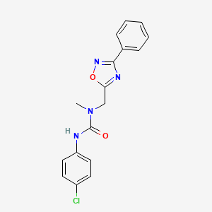 N'-(4-chlorophenyl)-N-methyl-N-[(3-phenyl-1,2,4-oxadiazol-5-yl)methyl]urea