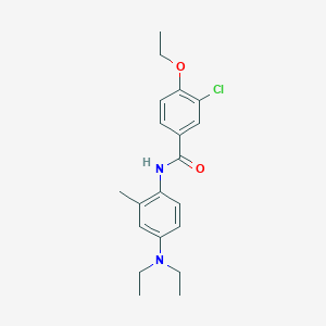 3-chloro-N-[4-(diethylamino)-2-methylphenyl]-4-ethoxybenzamide