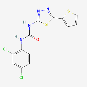 1-(2,4-Dichlorophenyl)-3-[5-(thiophen-2-yl)-1,3,4-thiadiazol-2-yl]urea