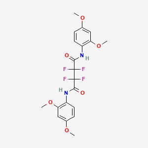 N,N'-bis(2,4-dimethoxyphenyl)-2,2,3,3-tetrafluorobutanediamide