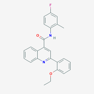 2-(2-ethoxyphenyl)-N-(4-fluoro-2-methylphenyl)quinoline-4-carboxamide