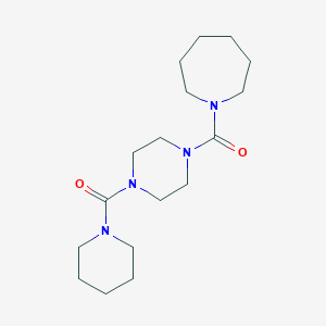 1-{[4-(1-Piperidinylcarbonyl)-1-piperazinyl]carbonyl}azepane