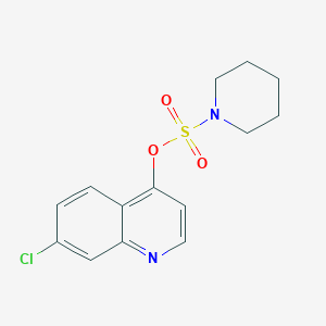 7-Chloro-4-quinolinyl 1-piperidinesulfonate